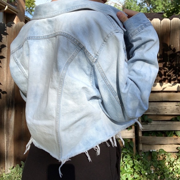 ❌SOLD❌Vintage Xhilaration Bleach Washed jacket - Picture 6 of 8